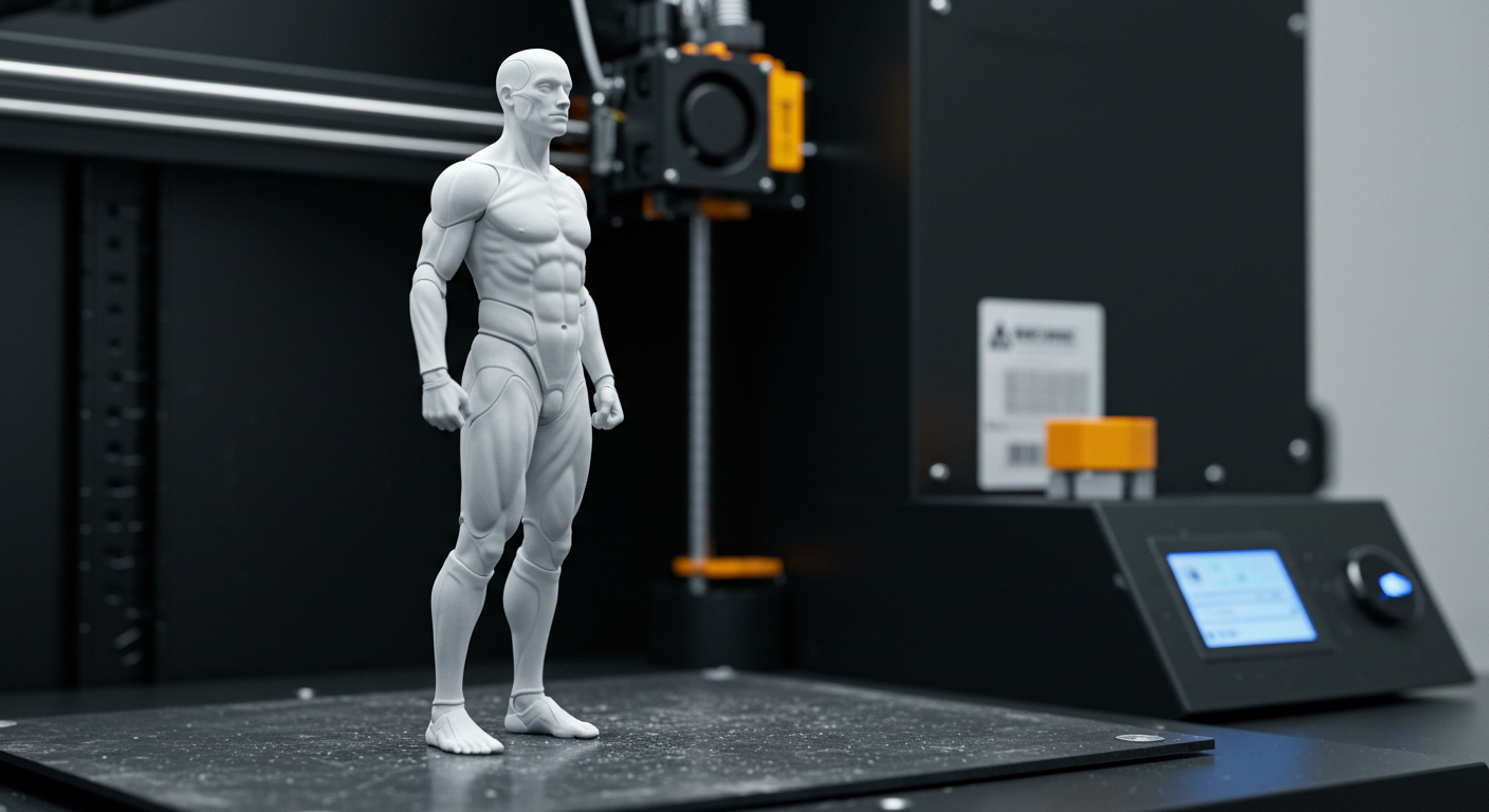3Dフィギュア制作の技術 - 高精細3Dプリンター